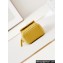 Chanel Grained Calfskin & Gold-Tone Metal Mini Backpack Bag AP3753 Yellow 2024