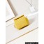 Chanel Lambskin & Gold-Tone Metal Mini Backpack Bag AP3753 Yellow 2024