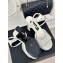 Chanel Heel 12cm Platform 4cm Sandals Suede White/Crystals 2024