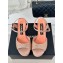 Chanel Heel 12cm Platform 4cm Sandals Suede Pink/Crystals 2024