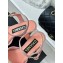 Chanel Heel 12cm Platform 4cm Sandals Suede Pink/Crystals 2024