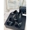 Chanel Heel 10.5cm Platform 2cm Sandals Black/Crystals CC Logo 2024