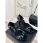 Chanel Heel 10.5cm Platform 2cm Sandals Black/Crystals CC Logo 2024