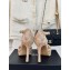 Chanel Heel 10.5cm Platform 2cm Sandals Beige/Crystals CC Logo 2024