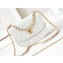 Chanel Calfskin & Gold-Tone Metal Messenger Bag AS4845 White 2024