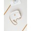Chanel Calfskin & Gold-Tone Metal Messenger Bag AS4845 White 2024