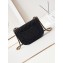 Chanel Calfskin & Gold-Tone Metal Messenger Bag AS4845 Black 2024