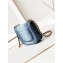 Chanel Washed Denim & Gold-Tone Metal Messenger Bag AS4845 Blue 2024