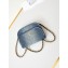 Chanel Washed Denim & Gold-Tone Metal Messenger Bag AS4845 Blue 2024