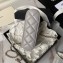 Chanel Lambskin & Gold-Tone Metal Clutch with Chain Bag AP4000 Gray 2024