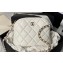 Chanel Lambskin & Gold-Tone Metal Clutch with Chain Bag AP4000 White 2024