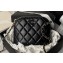 Chanel Lambskin & Gold-Tone Metal Clutch with Chain Bag AP4000 Black 2024