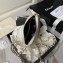 Chanel Lambskin & Gold-Tone Metal Clutch with Chain Bag AP4000 White 2024