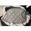 Chanel Lambskin & Gold-Tone Metal Clutch with Chain Bag AP4000 Gray 2024