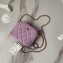Chanel Lambskin & Gold-Tone Metal Clutch with Chain Bag AP4000 Lavender 2024