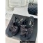 Chanel Heel 6cm Bow Sandals G45812 Satin Black 2024