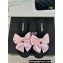 Chanel Heel 1.5cm Bow Mules Satin Black/Pink 2024