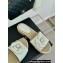 Chanel Heel 4cm Camellia and CC Logo Mules Leather White 2024