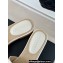 Chanel Heel 4cm Camellia and CC Logo Mules Leather White 2024