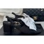 Chanel Heel 6cm Bow Sandals G45812 Satin Black/White 2024