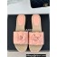 Chanel Heel 4cm Camellia and CC Logo Mules Leather Pink 2024