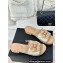 Chanel Heel 4cm Camellia and CC Logo Mules Print Beige 2024