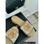 Chanel Heel 4cm Camellia and CC Logo Mules Print Beige 2024