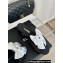 Chanel Heel 6cm Bow Sandals G45812 Satin Black/White 2024