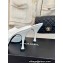 Chanel Heel 9.5cm Platform 3.5cm Mules Leather White 2024