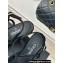 Chanel Heel 8.5cm Crystal Mesh Slingbacks Suede Black 2024