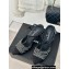 Chanel Heel 8.5cm Crystal Mesh Slingbacks Leather Black 2024