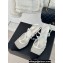 Chanel Heel 8.5cm Crystal Mesh Slingbacks Leather White 2024