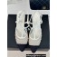 Chanel Heel 8.5cm Crystal Mesh Slingbacks Leather White 2024