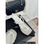 Chanel Heel 8.5cm Crystal Mesh Slingbacks Leather White 2024