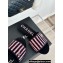 Chanel CC Logo Braided Striped Mules Knit Black/Pink 2024