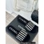 Chanel CC Logo Braided Striped Mules Knit Black/White 2024