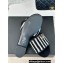 Chanel CC Logo Braided Striped Mules Knit Black/White 2024