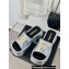 Chanel Heel 7cm Gold CC Logo Platform Mules Leather Silver 2024