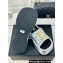 Chanel Heel 7cm Gold CC Logo Platform Mules Leather Silver 2024