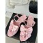 Chanel Heel 6cm Bow Sandals G45812 Satin Pink 2024