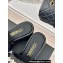 Chanel Heel 7cm Pearl CC Logo Platform Mules Raffia Black 2024