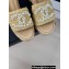 Chanel Heel 7cm Pearl CC Logo Platform Mules Raffia Beige 2024