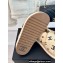 Chanel Heel 3cm CC Logo Print Crisscross Mules Leather Beige 2024