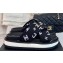 Chanel Heel 3cm CC Logo Print Crisscross Mules Leather Black 2024