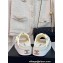 Chanel Heel 3cm CC Logo Print Crisscross Mules Leather White 2024