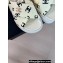 Chanel Heel 3cm CC Logo Print Crisscross Mules Leather White 2024
