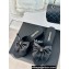 Chanel Heel 6cm Bow Mules Leather Black 2024
