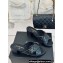 Chanel Heel 5cm CC Logo Crisscross Mules Quilting Leather Black 2024