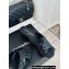 Chanel Heel 5cm CC Logo Crisscross Mules Quilting Leather Black 2024