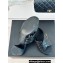 Chanel Heel 5cm CC Logo Crisscross Mules Quilting Leather Black 2024